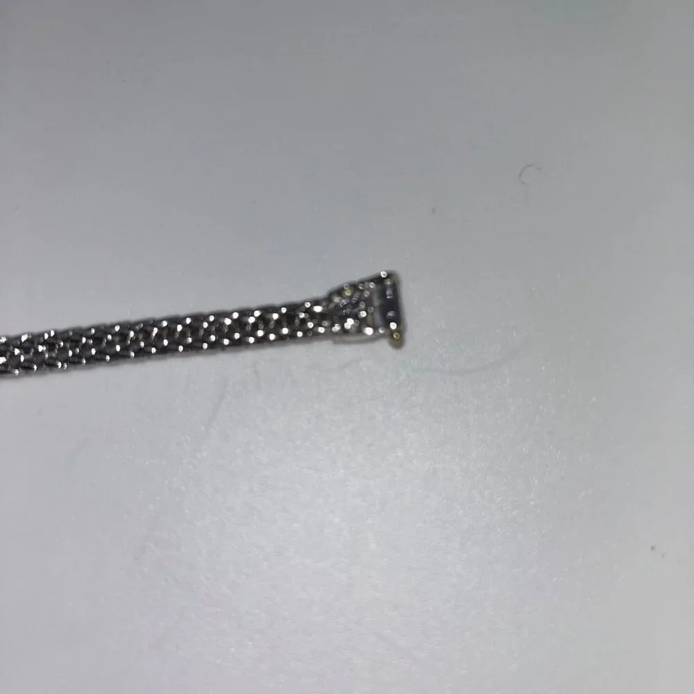John Medeiros 2-Strand Bracelet Rhodium-Plated Bracelet Champagne Crystal - Picture 11 of 15